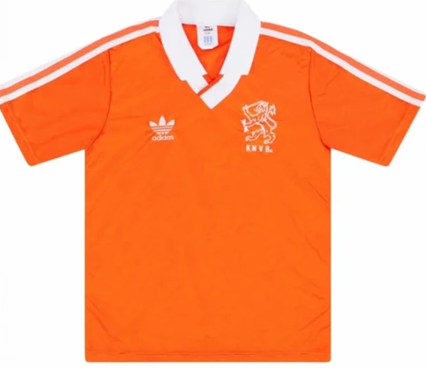Camisa I Seleção da Holanda 1990 retro Adidas